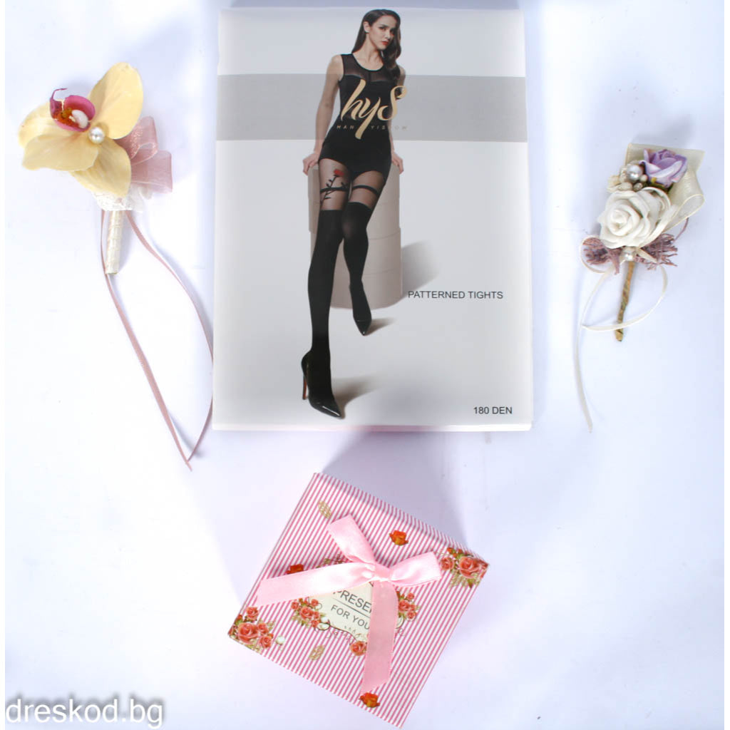 ΚΑΛΣΟΝ ΜΕ ΜΟΤΙΒΟ Rose 180DEN