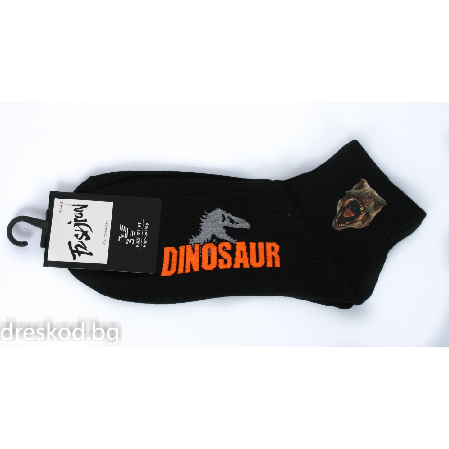 ΑΝΔΡΙΚΗ ΚΑΛΤΣΑ Dino - glow in the dark