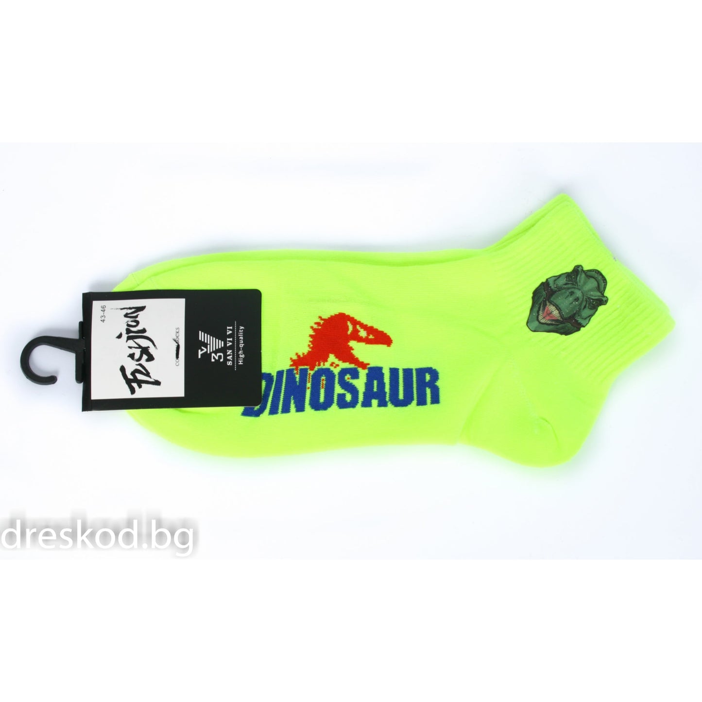 ΑΝΔΡΙΚΗ ΚΑΛΤΣΑ Dino - glow in the dark
