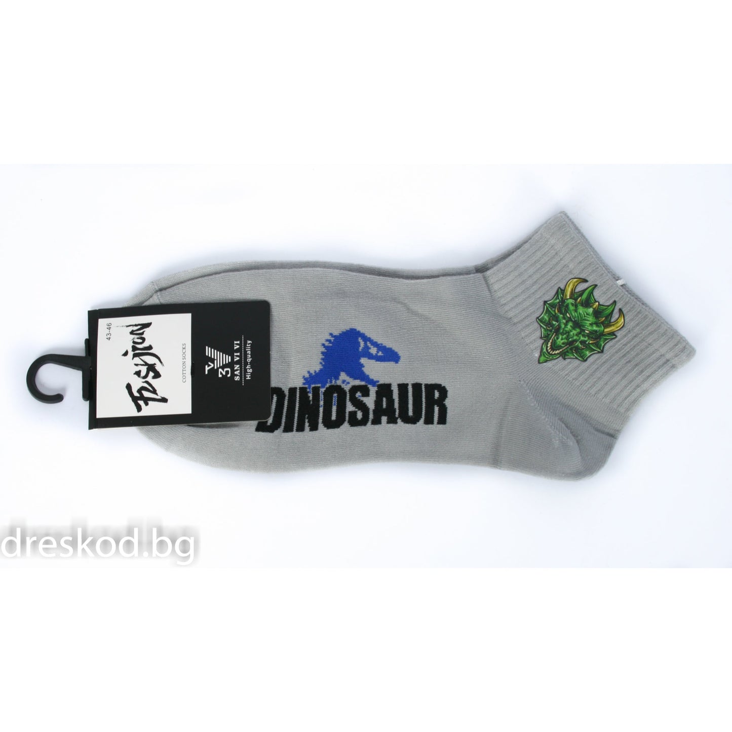 ΑΝΔΡΙΚΗ ΚΑΛΤΣΑ Dino - glow in the dark